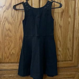 Kids black mini dress